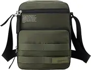 [Ungtyb] Waterproof Messenger Bag, Multi-Pocket Shoulder Bag, Wear-Resistant Crosssbody Bags, Lightweight Travel Satchel, Business Work for Daily Use, Commuting, 26 cm Black Army Green, Army Green,