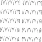 Gogogmee Fruit Tree Pruning Shears Replacement Parts 10pcs Pruner Spring Handheld Small Gardening Tool Steel Pruning Shears Accessories