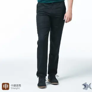 【NST JEANS】黑鳶 夏薄款滑爽柔軟優質純棉 斜插口袋微彈休閒男褲-中腰直筒(390-5756)