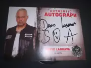 Sons Of Anarchy Authentic Autograph Card David Labrava As Happy. A26