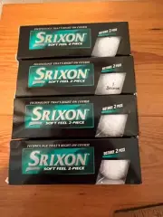 Srixon Soft Feel 2-piece Golf Balls .. 4 Sleeves.. One Dozen Brand New