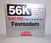 Sterling Model S20 56K FaxModem V.92 PCI Internal New in Sealed Box!