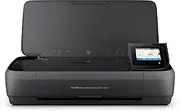 HP Officejet 250 Mobile Multifunction Printer (Printer Scanner, Copier, WLAN, HP ePrint, WiFi Direct, USB, 4800 x 1200 dpi) Black