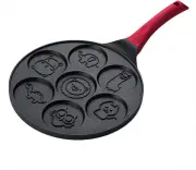 Pancake Pan Non-stick Pancake Pan Classic pancake pan with smiling mini omelet 7 animal shapes