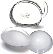New-Silicone Bra Inserts - Clear Gel Push Up Breast Pads - Bra Padding Bust Enha