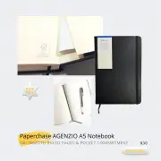 A5 Lined Paper Hard Cover 240 Pages Notebook Ruled Writing Work GIFT30 IN NB08