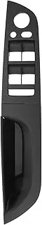 Driver Side Door Inner Panel, Window Switch Armrest Panel, Driver Side Control Switch Panel for 3 Series E90 (Black)