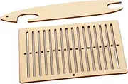 Wooden Belt Weaving Loom Kit Easy to Install for Adults and Kids, Poplar Material Weaving Tools for Bracelet Bag Belt Camera Strap