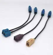 For BMW Mulf / Tcu On Combox Retrofit Antenna Adapter Plug Cable set of 3
