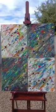 abstract painting on canvas original