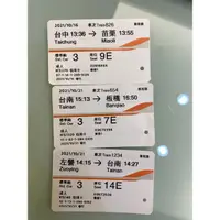 在飛比找蝦皮購物優惠-2021 台灣高鐵 高鐵車票 高鐵 車票 現貨 不定時更新 
