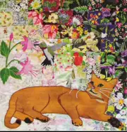 Simba Abyssidian cat watercolor kit by Whims