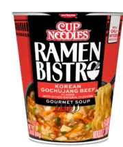 Cup Noodles Ramen Bistro Korean Gochujang Beef 3.0 oz Cup (Pack Of 6)