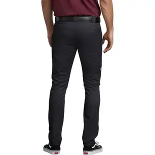 【DICKIES】WP811 BK FLEX Skinny Pants 低腰窄版雙膝補釘 工作長褲 (黑色) 化學原宿