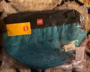 LEGO: VIP Exclusive Cinch Drawstring Brick Bag - Teal NWT
