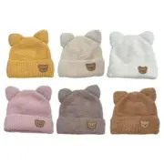 Stylish Kids Warm Hat Breathable Toddlers Ear Protections Cap Windproof Bonnet
