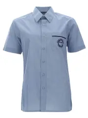 Snr Boys SS Chambray Shirt With Emb