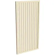 ProtectorAl 300-1000W X 1001-2000H Primrose Aluminium Welded Slat Panel Vertical 18mm Gap