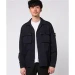 STONE ISLAND TELA OLD EFFECT GD POCKET OVERSHIRT NAVY四口袋襯衫外套