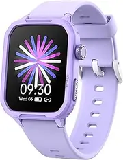 Kids Fitness Tracker Smartwatch for Girls Boys, Kids Smart Watch Idea for 6-16 Years Old with Sleep Mode 20 Sports Modes APP Alarm Clock Music Control Pedometer, Birthday for Boys Girls (Purple)