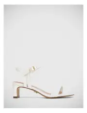 [Wittner] Forde Embossed Leather Heel in White