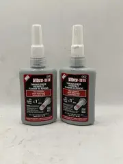2 x Vibra-Tite 14650 Threadlocker, 146, Red High Strength, Liquid, 50ml