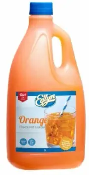 DIET ORANGE LOW JOULE CORDIAL 2 Litre Gluten Free - FREE POST