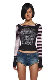 [Current Mood] Chaotic Break Long Sleeve Tee