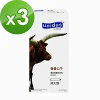 在飛比找momo購物網優惠-【Unidus優您事】動物系列保險套-99公牛-持久型12入