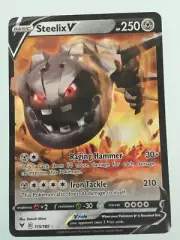 Pokémon Vivid Voltage 115/185 Steelix V (Half Art)