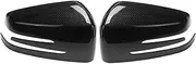 for Mercedes for Benz A B C E GLA Class W204 W212 ABS Plastic Car Accessories Pair Side Rearview Mirror Cap Cover Trim Auto Accessories