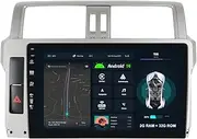 MISONDA 10inch IPS Car Stereo Radio Player Android 14 GPS Sat Nav for Toyota Land Cruiser Prado 150 2013-2017 Carplay Camera Bluetooth WiFi SWC 2G+32G