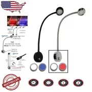 Dual Color Gooseneck Marine LED Reading Light - Dimmable Boat Interior Lighting