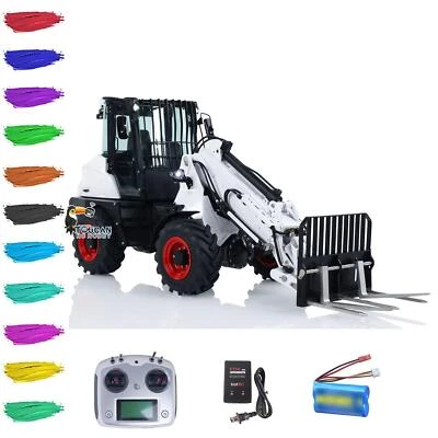 1/14 LESU RC Hydraulic Fork Loader Telescopic Arm AT1050 Radio Control Car Sound