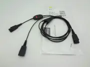 Jabra Supervisor Training Y-Cord w/ Toggle Mute Switch for GN Netcom QD Headsets