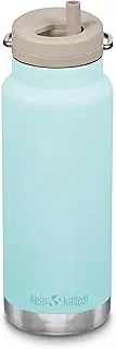 Klean Kanteen TKWide Insulated Water Bottle with Twist Cap, 946 ml Capacity, Blue Tint