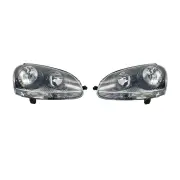 Right & Left Hand Side Headlight for Volkswagen Golf MK5 07/2004-09/2008