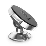 Magnetic 360 Degree Rotation Car Dashboard Phone Holder Stand for Samsung Xiaomi iPhone S8 SILVER COLOR