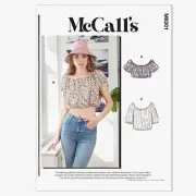 Bubble Chic Sewing Kit: Misses' Multicolor Top Pattern (L-2XL) - Code M8201