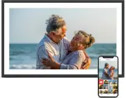 15.6" Frameo Digital Photo Frame, WiFi, 32GB, HD Touch Screen, Wall/Tabletop