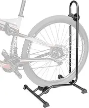 CyclingDeal Bike Floor Stand Parking Rack - for 20"-29" or 24"-29" Mountain MTB & Road Bikes with Tire Width up to 2.4" or 5" Fat Snow Bike - Bicycle Indoor Outdoor Garage Storage