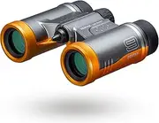 [Pentax] Binoculars UD 9x21 - Gray and Orange. A Bright and Clear Field of View, Lightweight Body with roof Prism, Fully Multi-Coated Optics, 9X Magnification, Ideal for Concerts, Sports, Traveling.