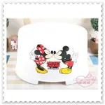 ♥小公主日本精品♥ 《DISNEY》米奇米妮白色站姿親吻浴室椅兒童椅塑膠椅小板凳 34081907