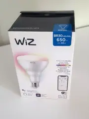 WiZ BR30 White & Color 65W Equivalent Wi-Fi Smart LED Light Bulb - 1 Pack
