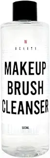 W BEAUTY Make-up Brush Cleaner for Professional Makeup Brushes and Sponges Cleanser Liquid 500ml / 16.6 Fl Oz