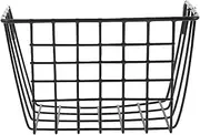 Alasum Rabbit Hay Feeder Durable Cast Iron Basket for Cages Rack for Rabbits and Guinea Pigs Easy Access Pet Food Holder Keeps Hay Clean and Tidy