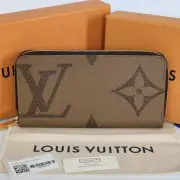 LOUIS VUITTON GIANT MONOGRAM Large Zippy Wallet Clutch New MADE in France*Rare