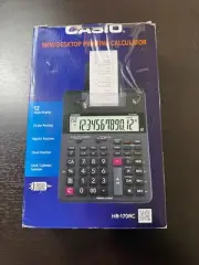 Casio Mini Desktop Calculator Printer