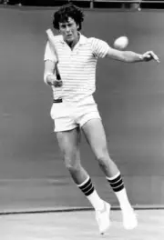 Jeremy Bates of Great Britain in action circa 1980. - Old Photo