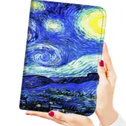 ( For iPad 5, 6, 9.7 inch ) Flip Case Cover PB23838 Starry Night Van Gogh